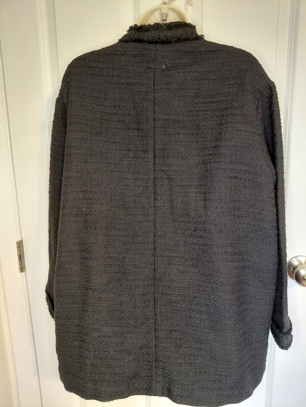 Chic Luxury Style H&M Black Tweed Bouclé Jacket. Size Med/large. See Description - Picture 11 of 16